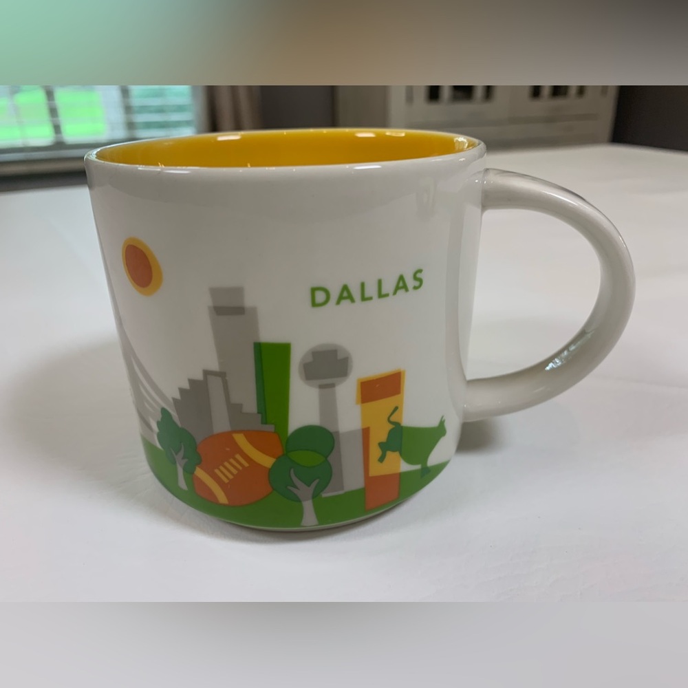 Starbucks You Are Here collection, DALLAS, 14oz coffee mug